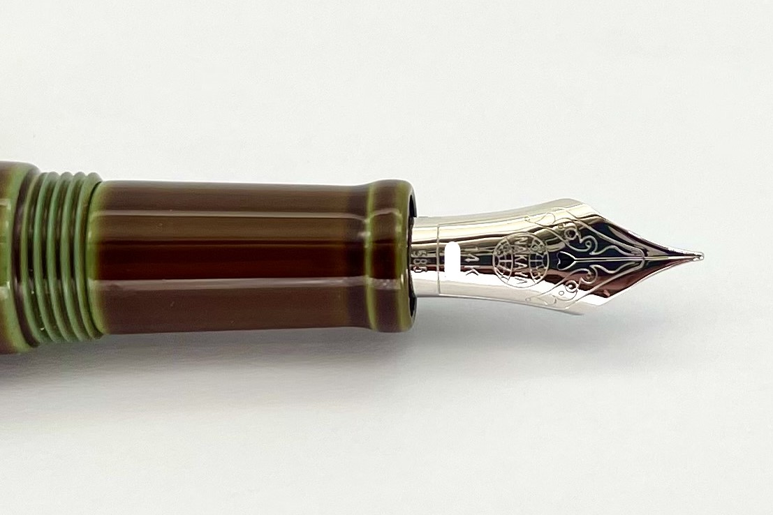 NakayaNeoStandardWriterHekiTamenuriFountainPenwithRhodiumSeaTurtleStopper_L